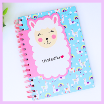 Llama A5 spiral diary