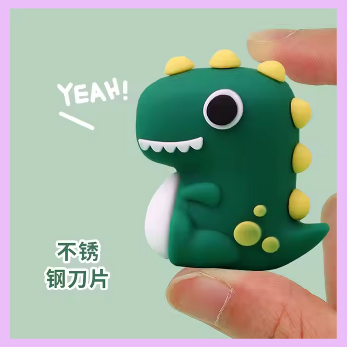 Dinosaur themed pencil sharpener alternate view
