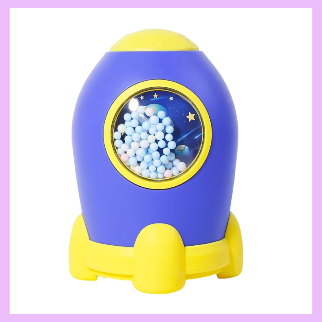 Navy rocket piggy bank