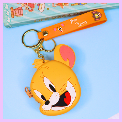 Tom & Jerry Coin Pouch Keychain