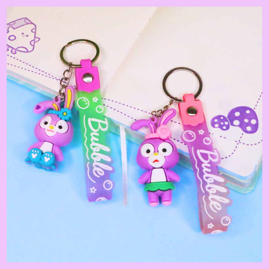 Cute bunny keychain