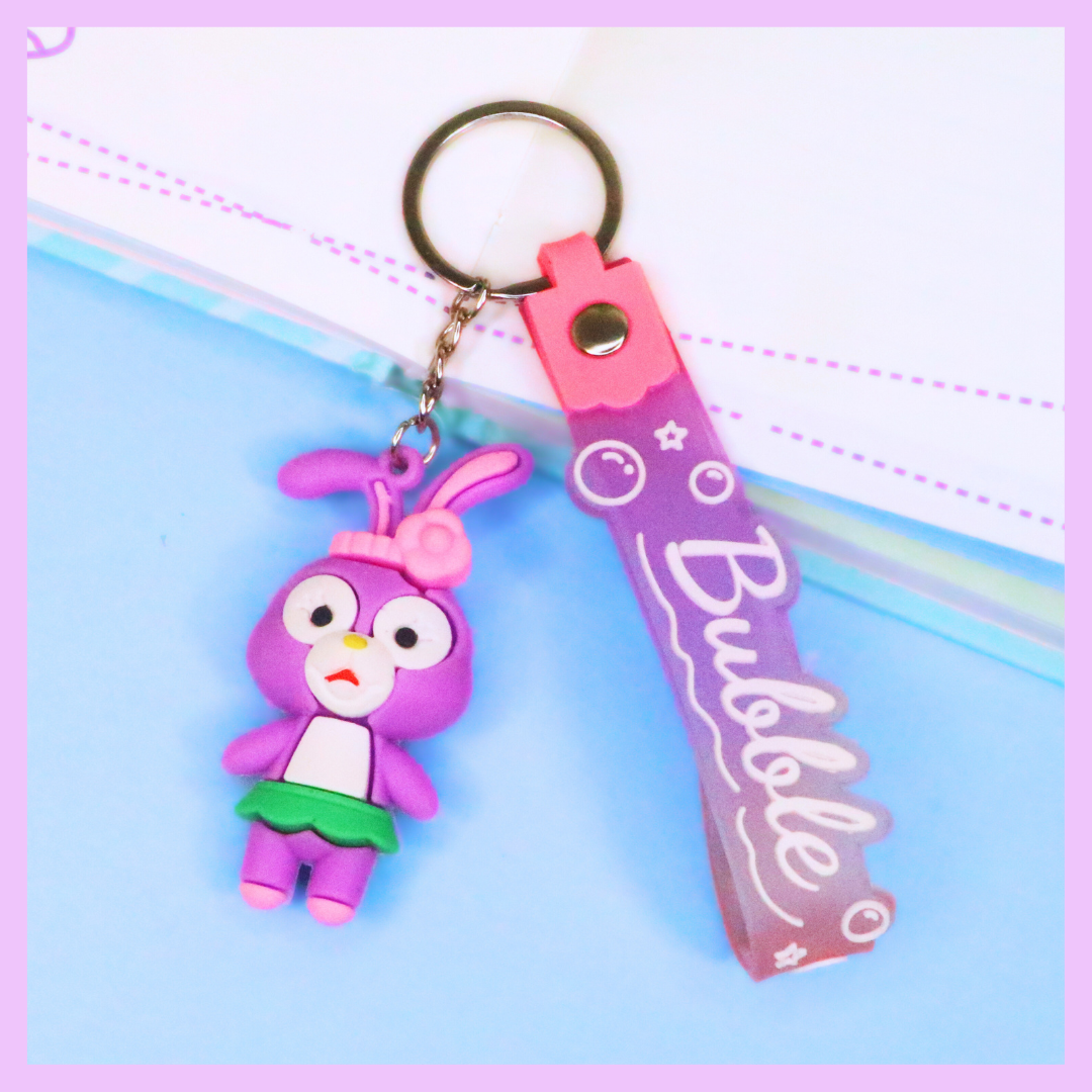 Bunny keychain alternate view