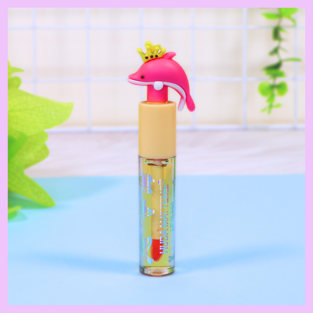 Dolphin lip gloss packaging design