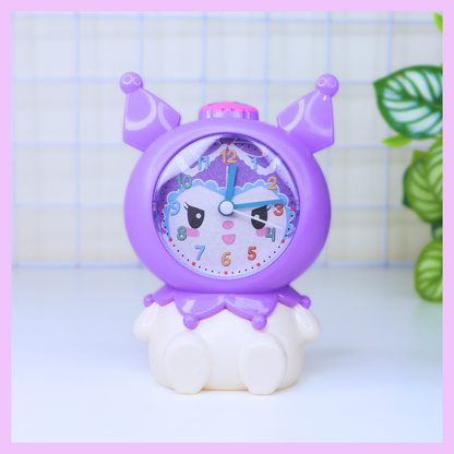 Kuromi purple alarm clock