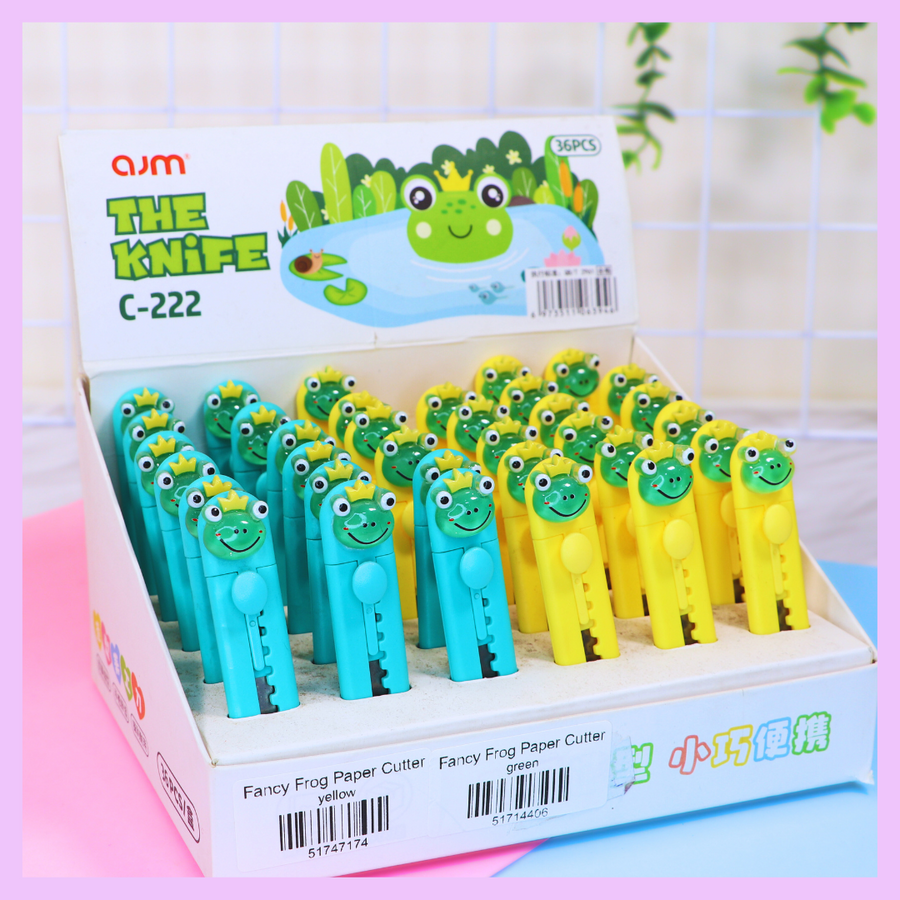 Fancy frog paper cutter - main view