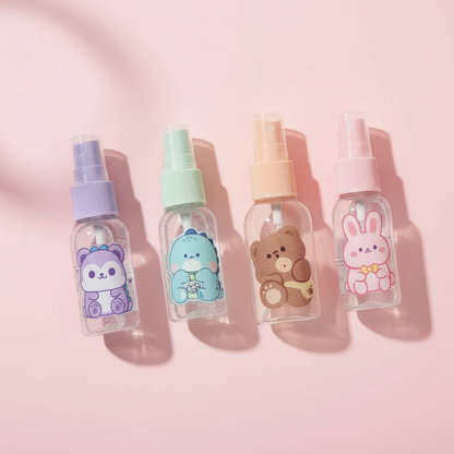 Pastel Travel Kit  1 Spray Bottle 2 Container 1 Spatula