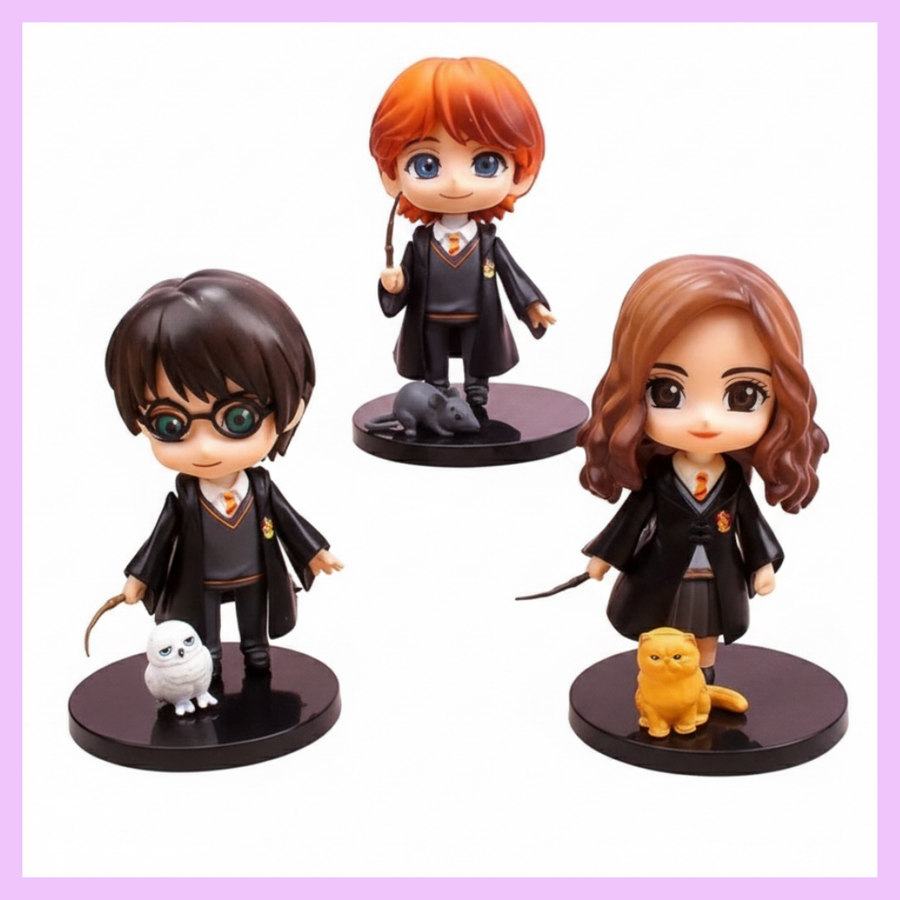 Harry Potter 3 Piece Figure Set
