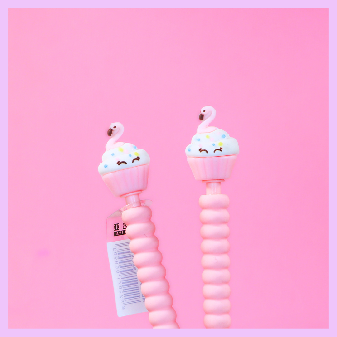 Cupcake mechanical pencil in pink