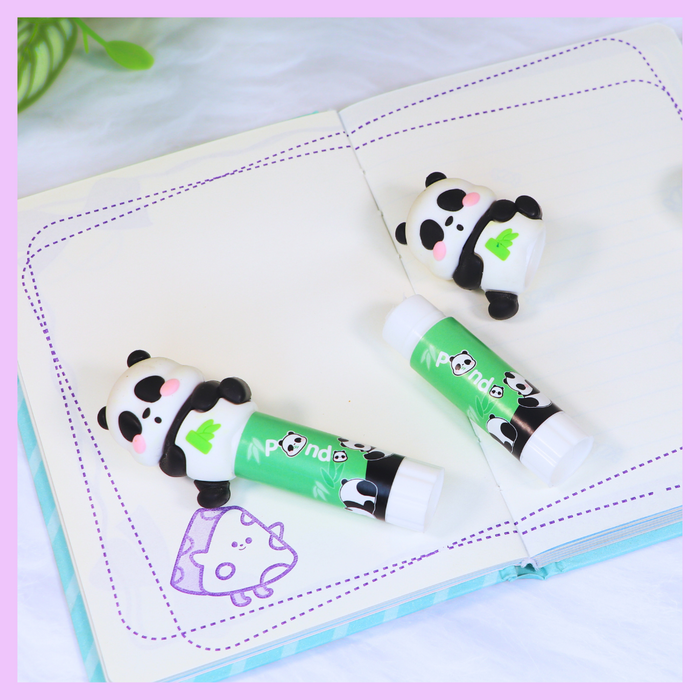 Green panda glue stick