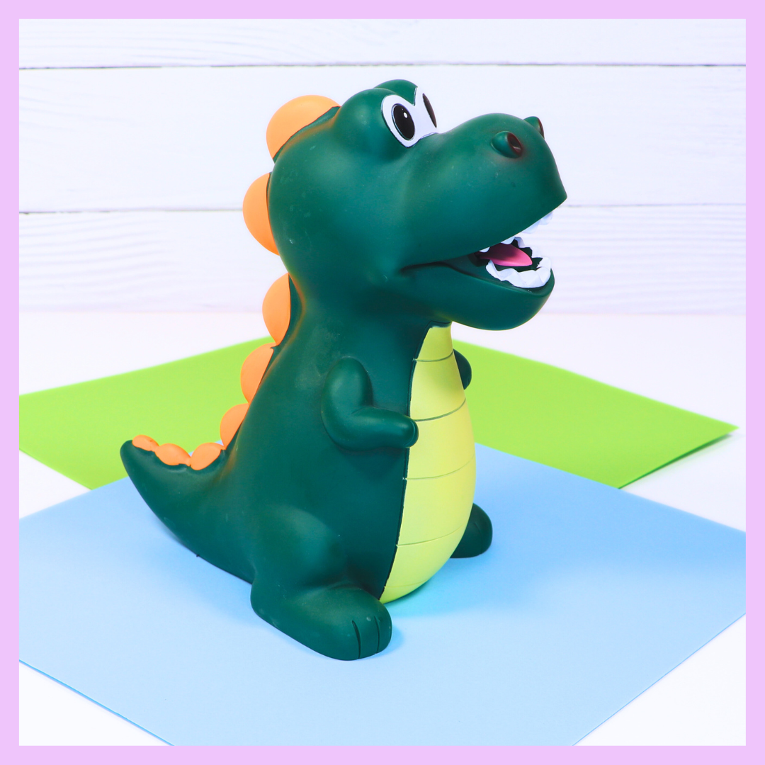 Dinosaur piggy bank alternate design
