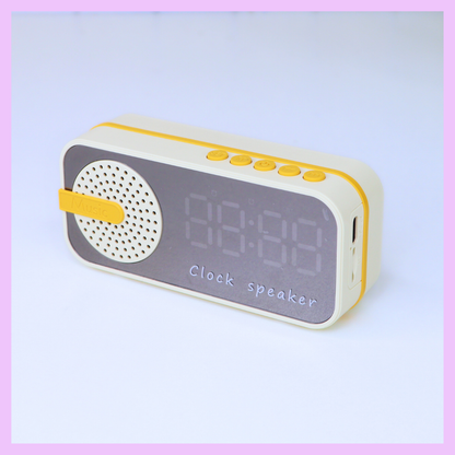 Digital Clock with Bluetooth Speaker