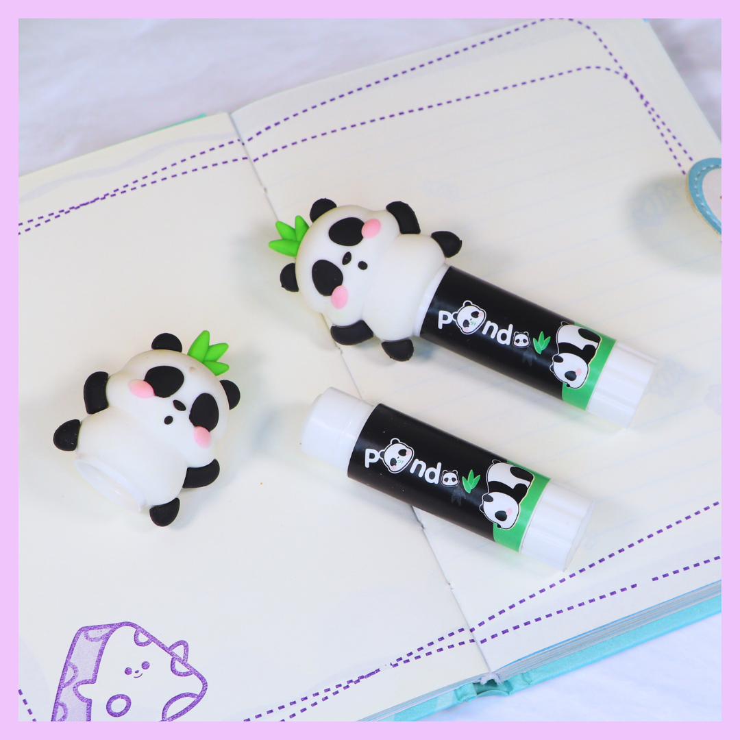 Panda Glue Stick -Black and Green