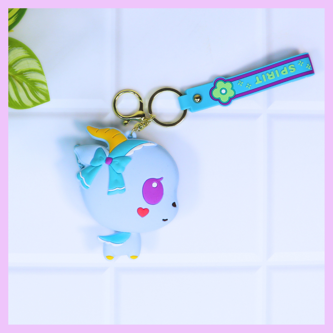 Light blue silicone fish coin pouch