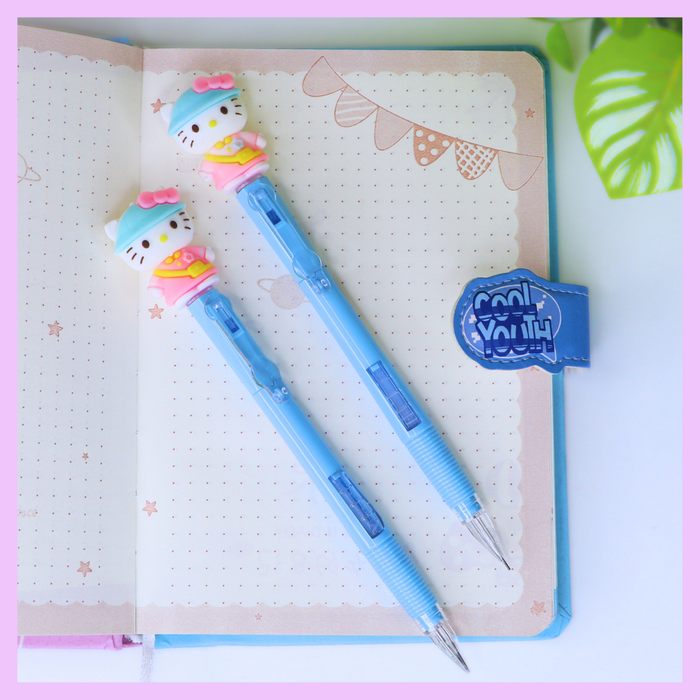 Light blue Hello Kitty mechanical pencil