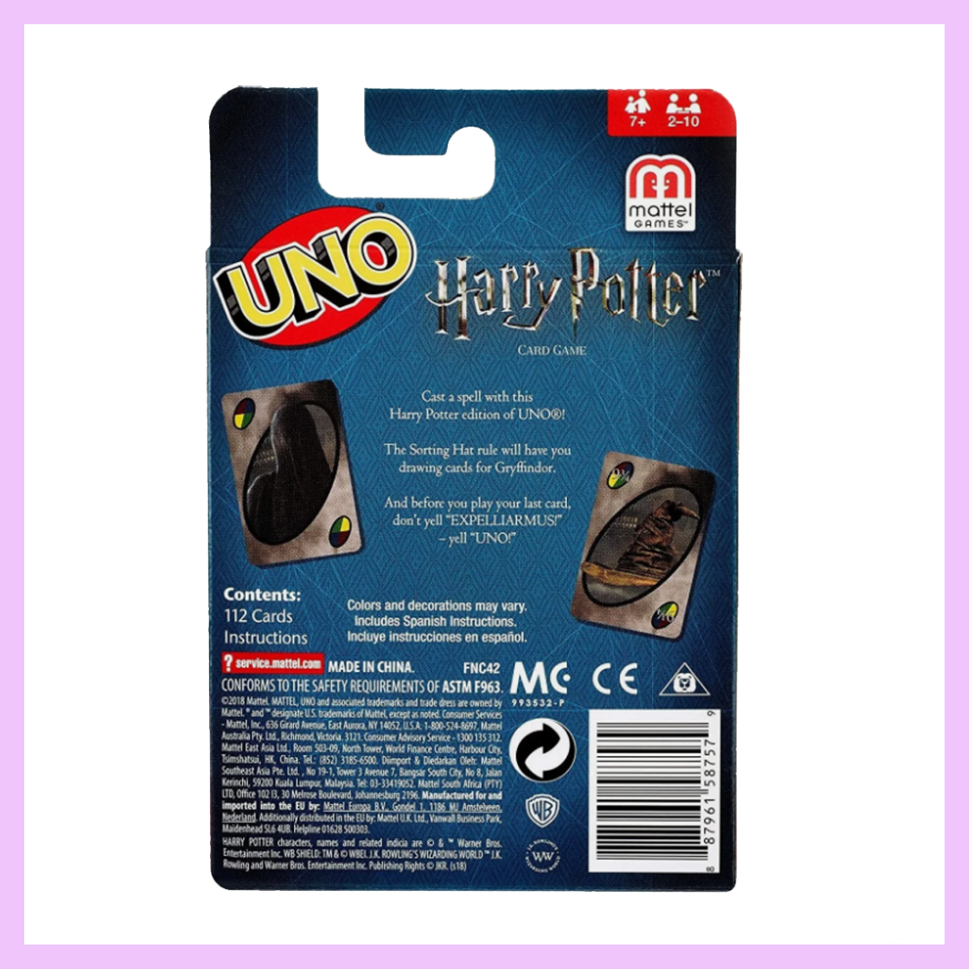 UNO Harry Potter Edition detail