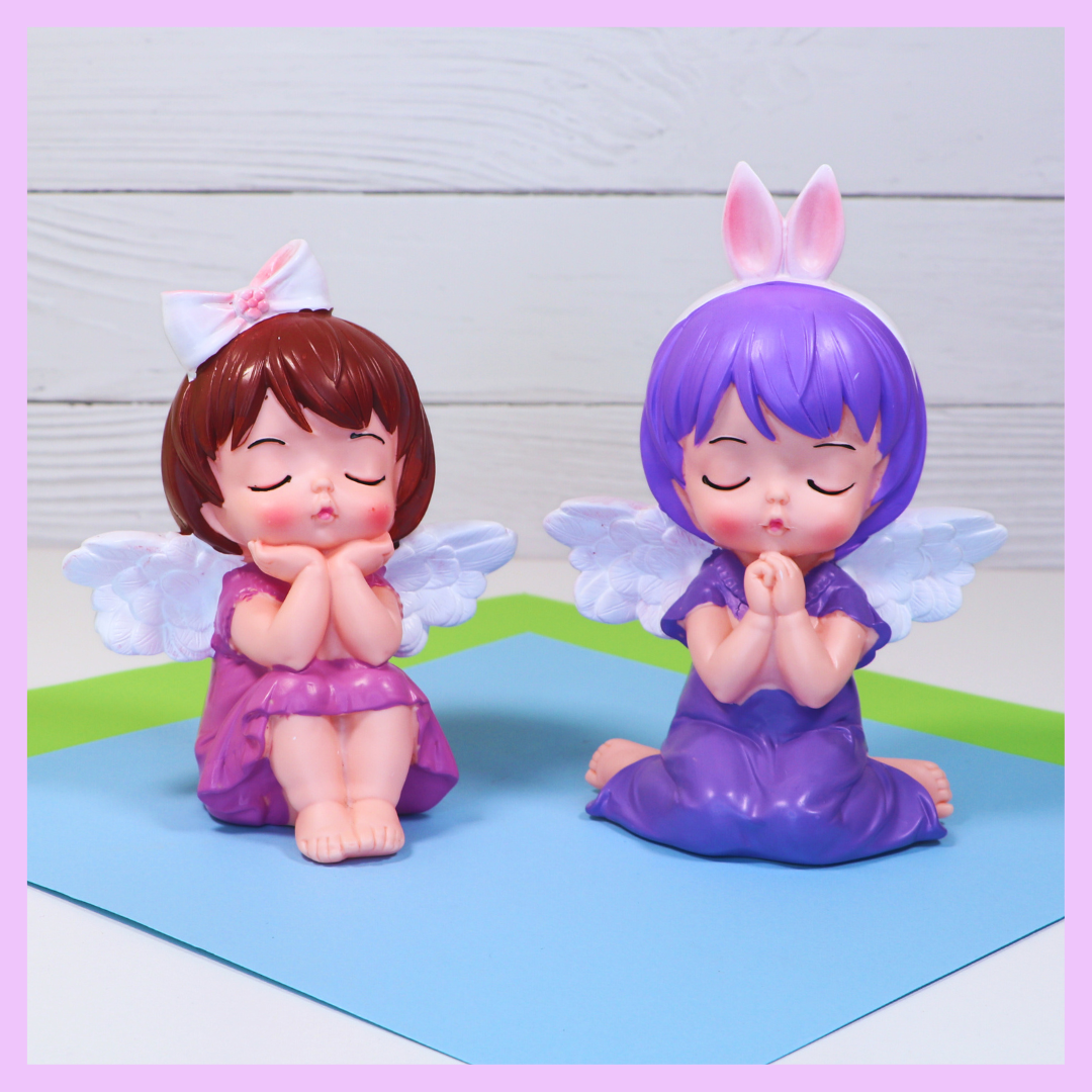 Angel-themed piggy bank for saving coins