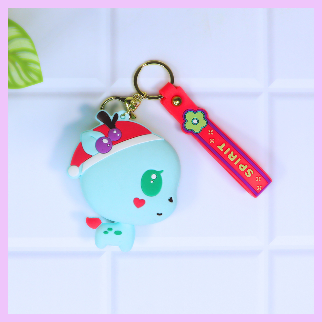 Light green silicone fish coin pouch