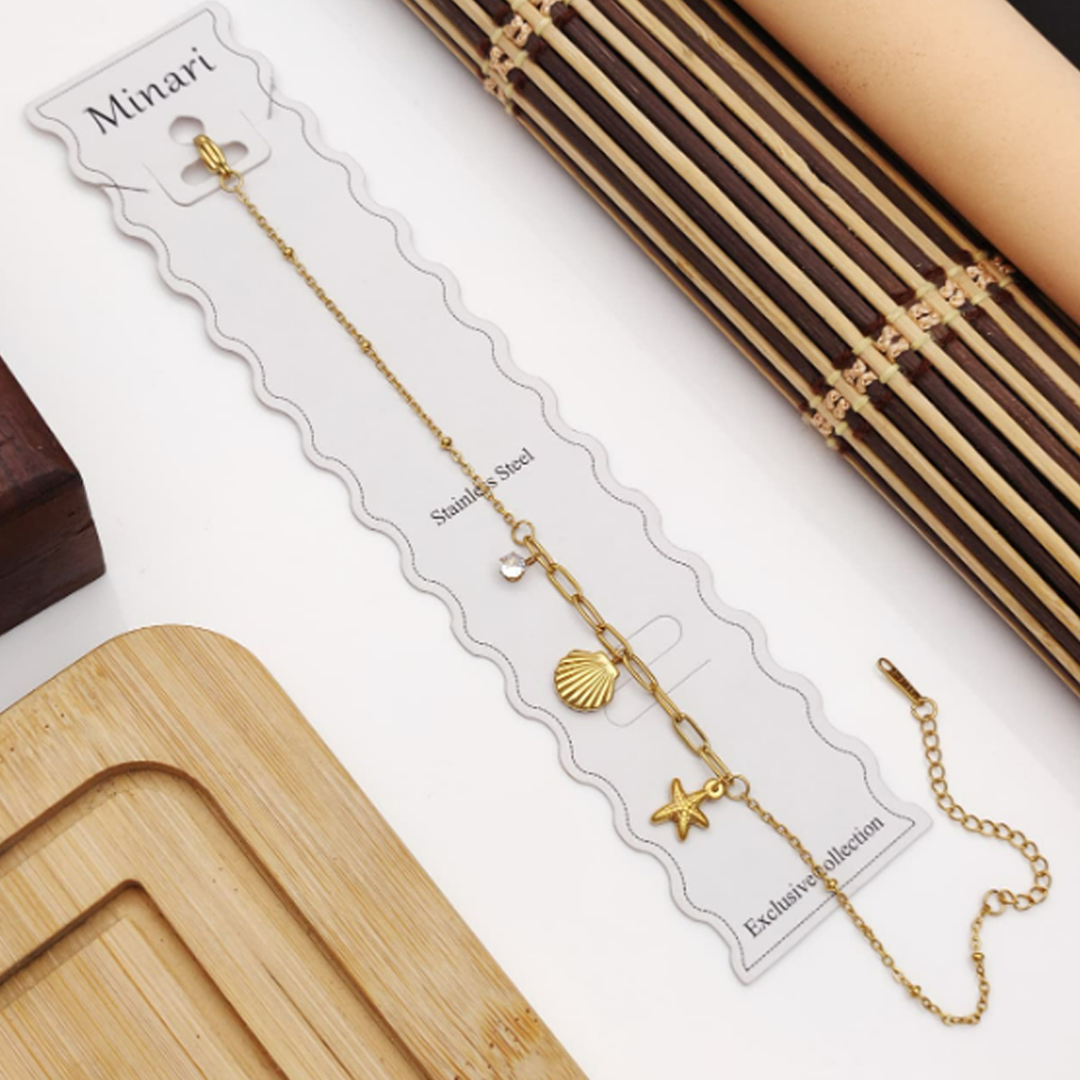 Anklet - Anti tarnish - Sea