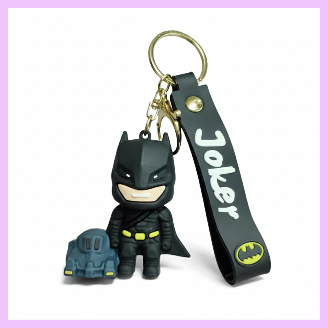 Batman keychain alternate character design