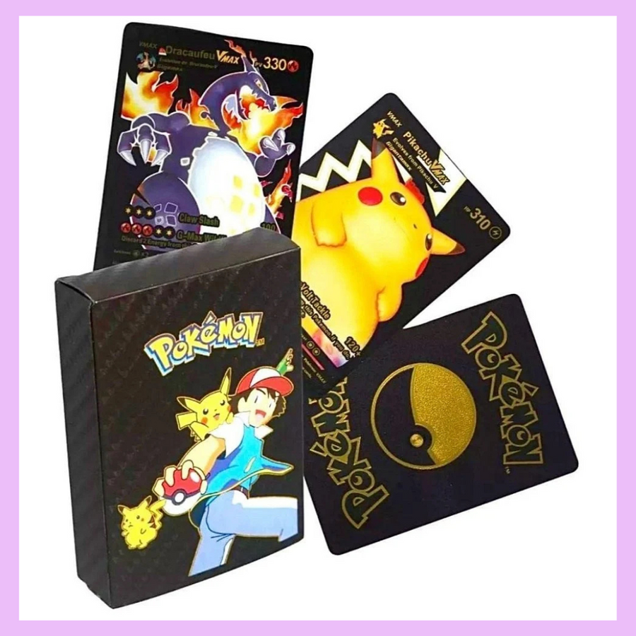 Black Pokemon trading cards for collectors and fans