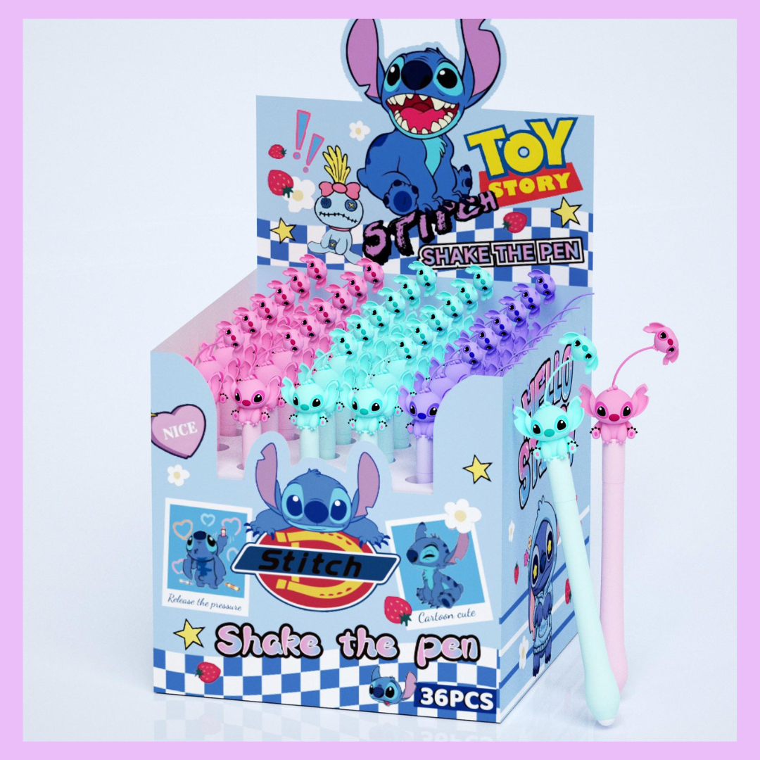Cute blue Stitch gel pen