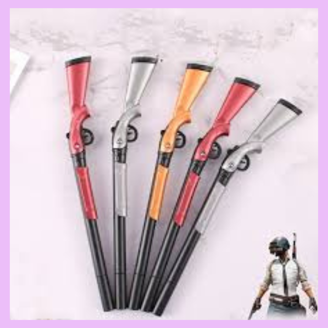 Gun-shaped gel pen novelty stationery