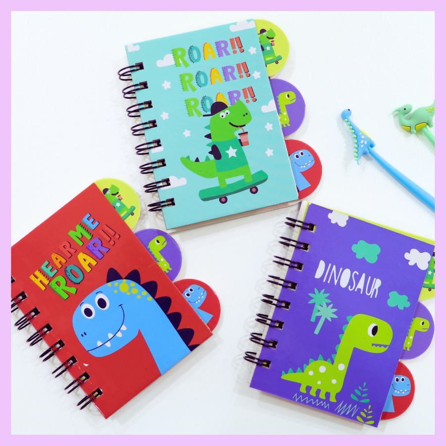 Dinosaur A6 mini diary for journaling and everyday notes