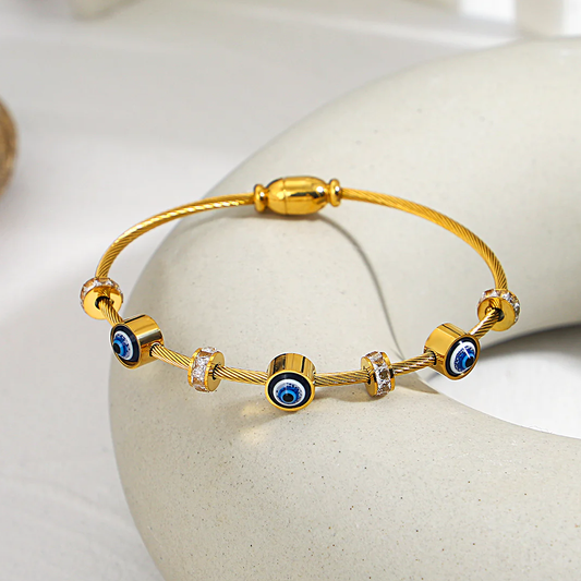 Anti Tarnish Bracelet - Evil Eye