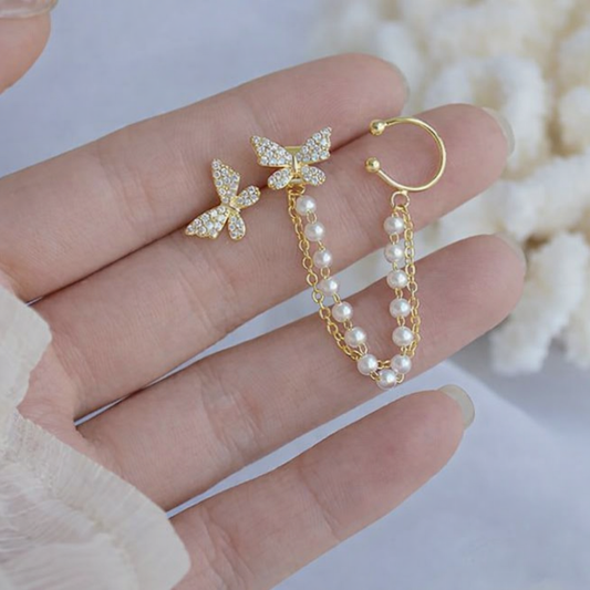 Butterfly Earing  Stone