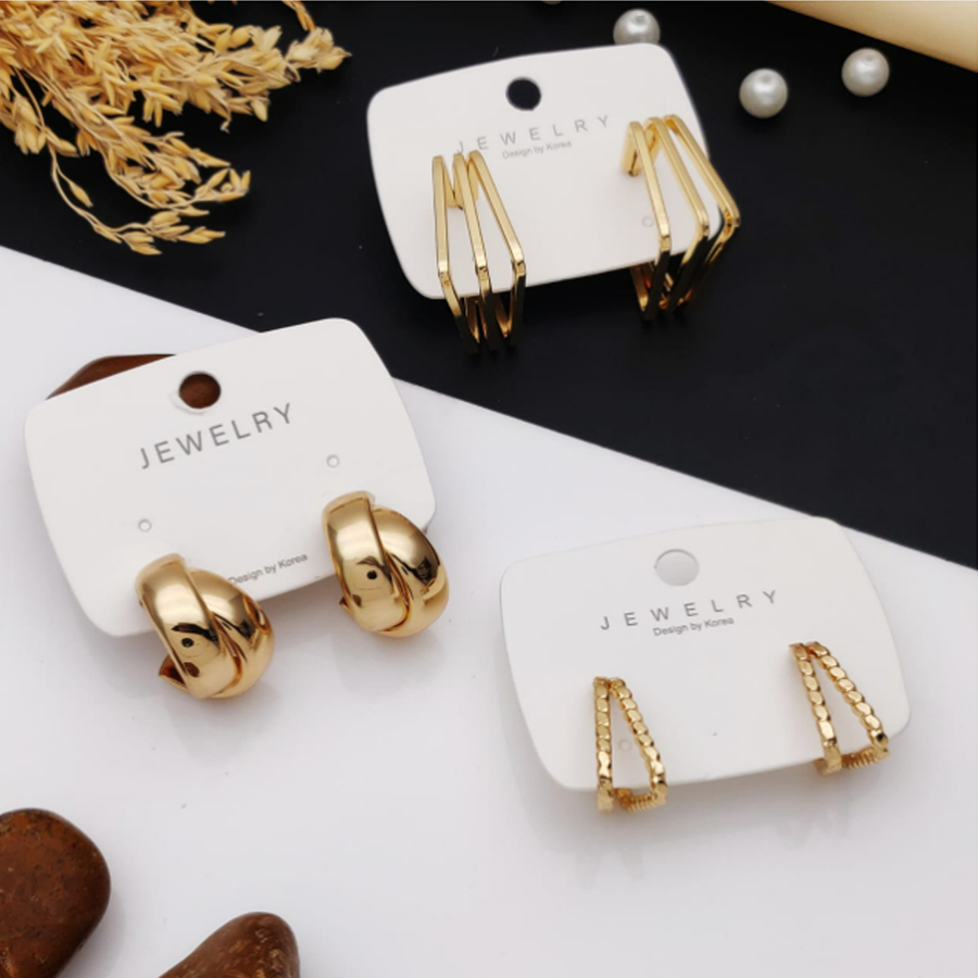 Anti Tarnish Bali Earrings assorted designs