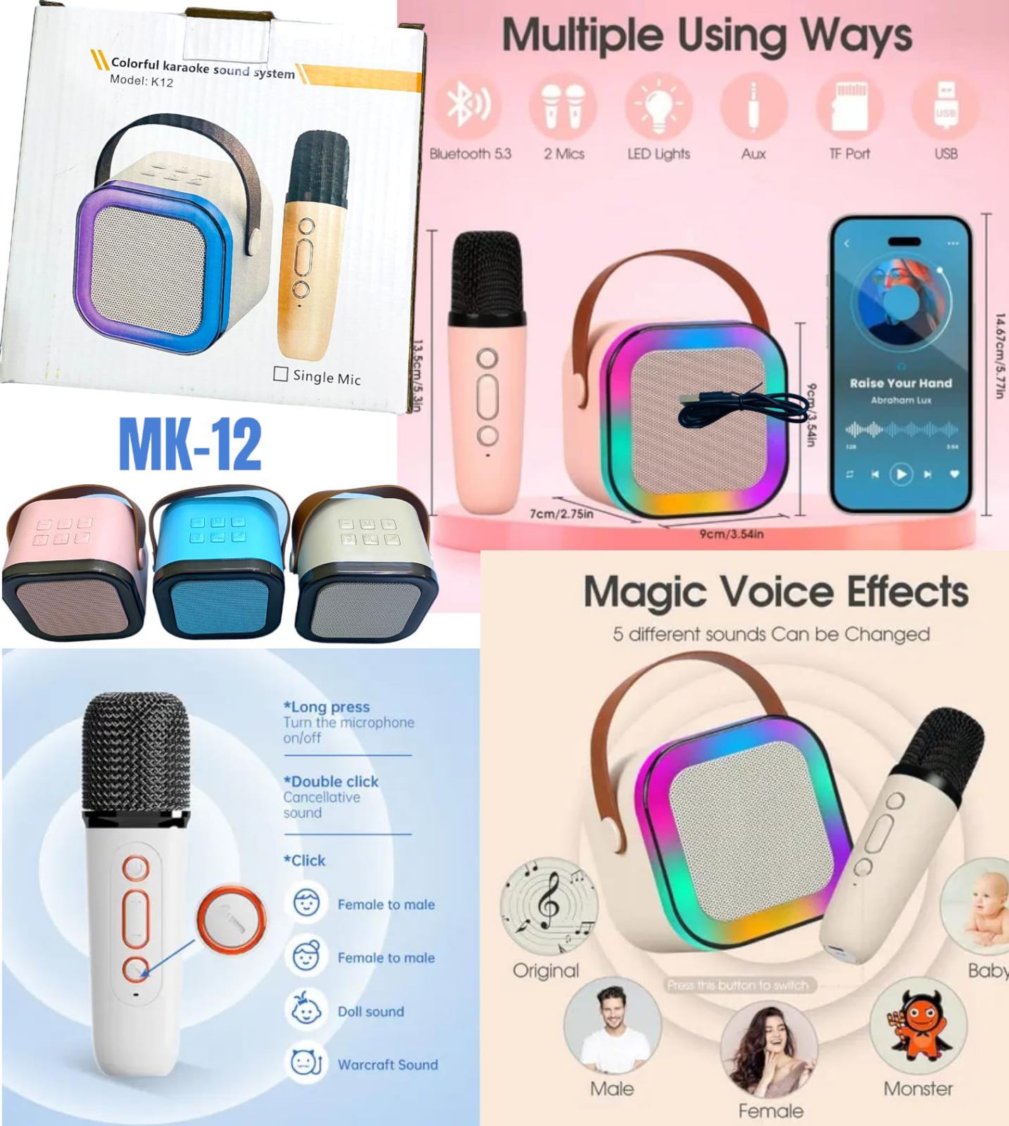 Karaoke Speaker with Mic