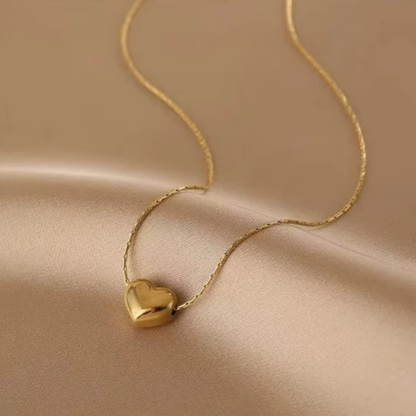 Anti Tarnish Necklace - Plain Heart
