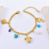 Anti-Tarnish Blue Bracelet – Stainless Steel Everyday Jewellery