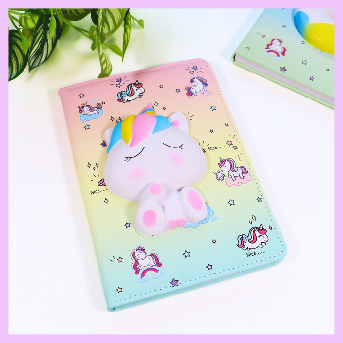 Baby unicorn squishy diary