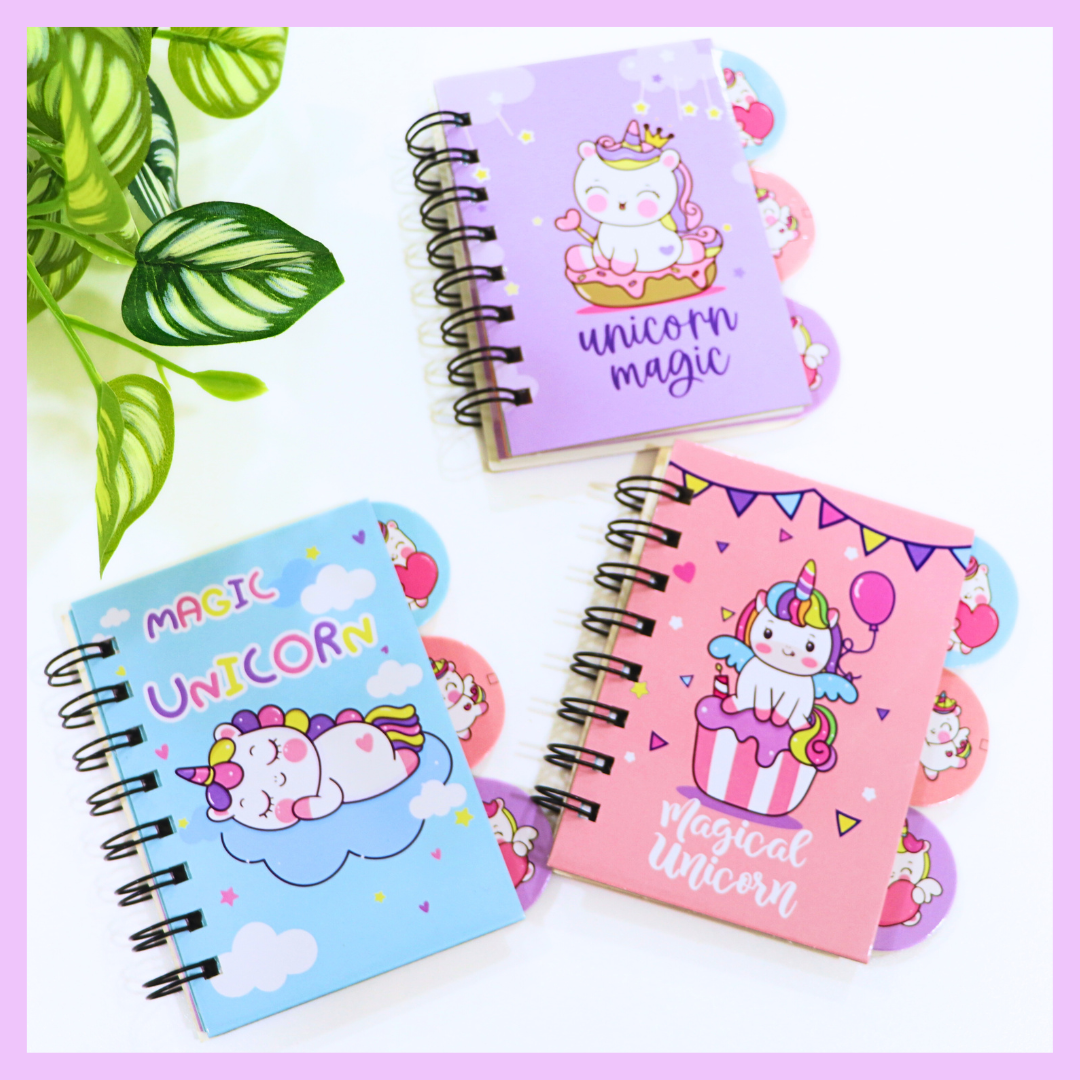 Unicorn A6 mini diary for journaling and everyday notes