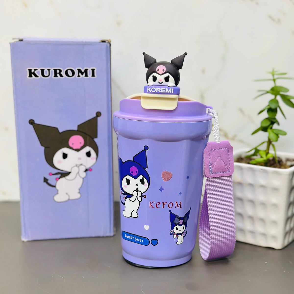 Sanrio 480ml stainless steel thermos cup - main view