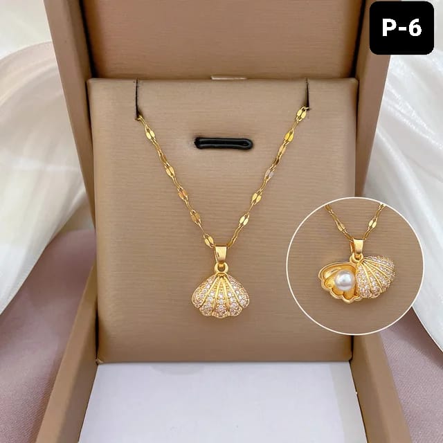 Necklace Anti Tarnish - Sea Shell_1