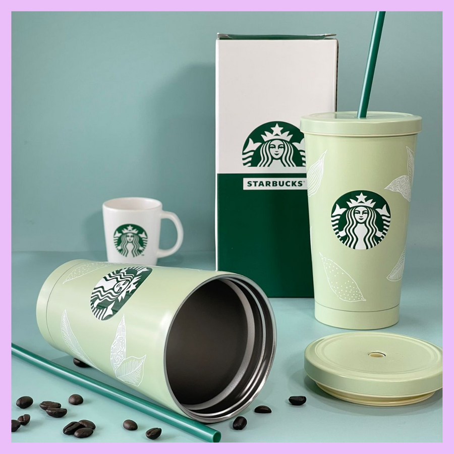 Stainless steel Starbucks tumbler