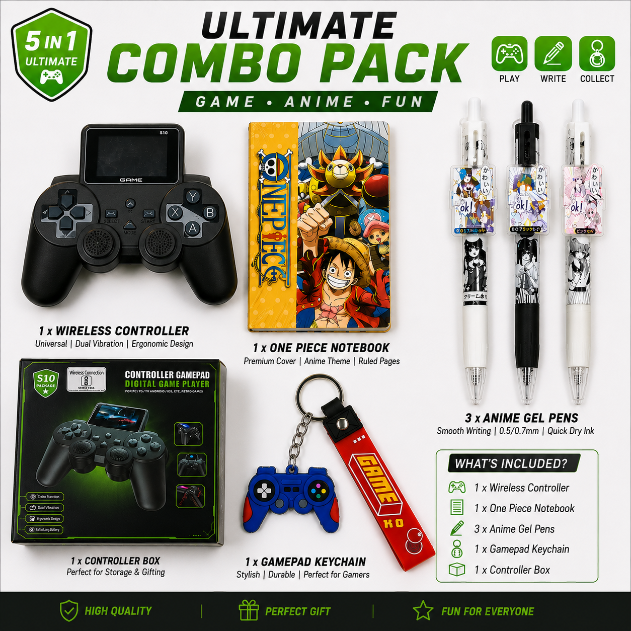 Ultimate Gamer & Anime Combo Pack 🎮✨_1